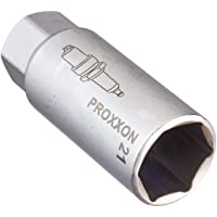 PROXXON 23 552 Vaso Bujía de 3-8&quot- 10mm- Tamaño 21mm- gris
